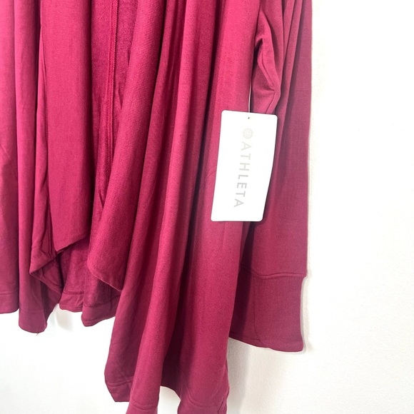 Athleta Pranayama Wrap Cardigan Open Front Sweater NWT Size 1X - Picture 9 of 14